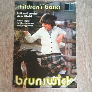 Brunswick Vintage '68 Children's Basics Knitting Pattern Book Volume 809